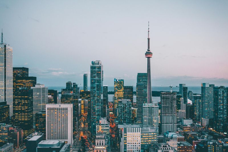 Toronto Skyline in Toronto, Canada