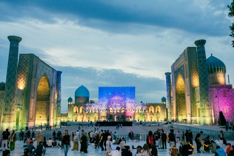 Bibi-Khanym Mosque in Samarkand, Uzbekistan