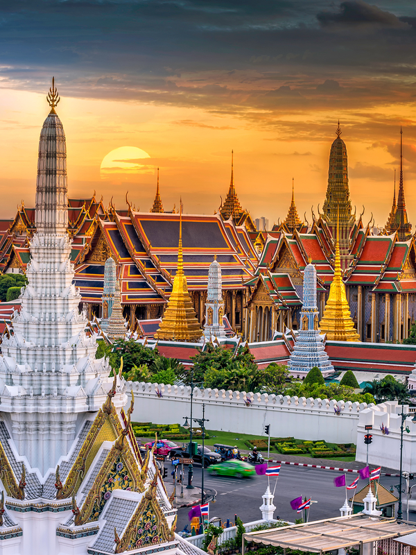 The Temple of the Emerald Buddha in Bangkok, Thailand