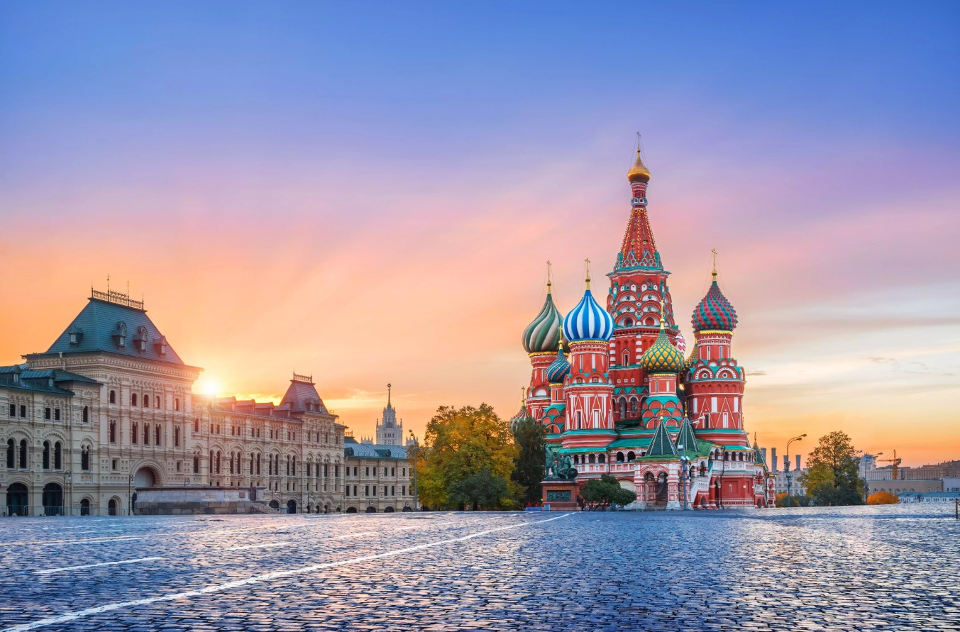 St. Basil Cathedral at Red Square, Moscow