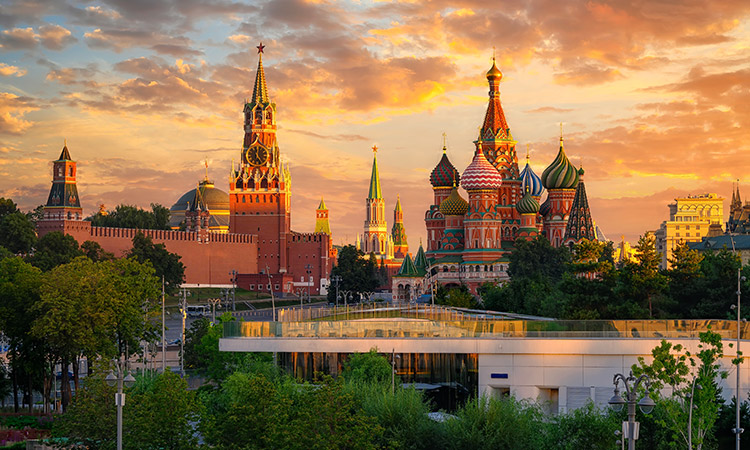 St. Basil Cathedral at Red Square, Moscow